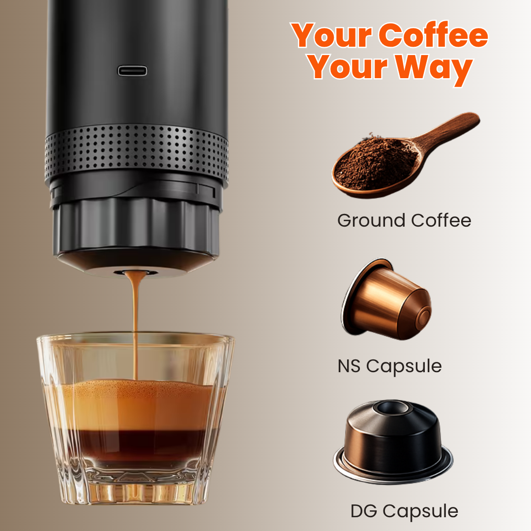 Campresso™  Portable Espresso 3-in-1 Coffee Machine
