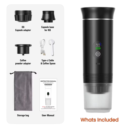 Campresso™  Portable Espresso 3-in-1 Coffee Machine