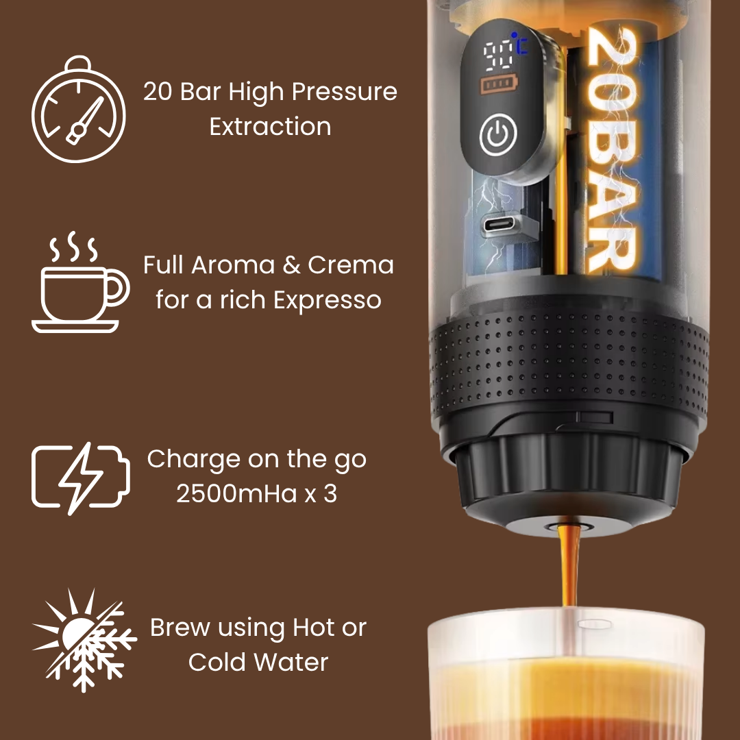 Campresso™  Portable Espresso 3-in-1 Coffee Machine