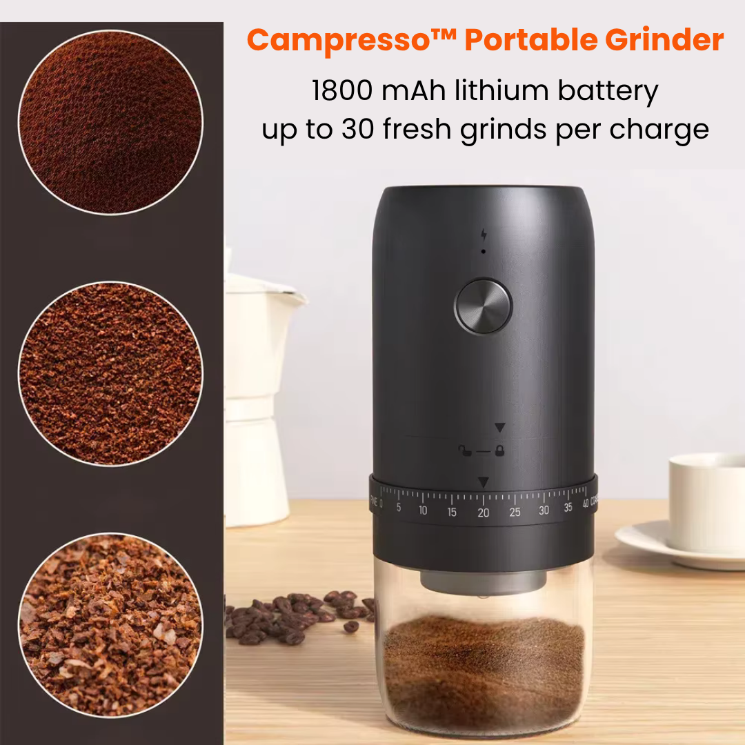 Campresso™ Portable Wireless Coffee Bean Grinder